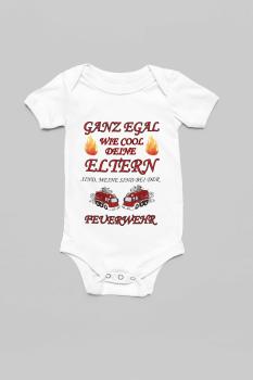 Babybody kurzarm - Feuerwehr 01