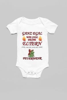 Babybody kurzarm - Feuerwehr 02