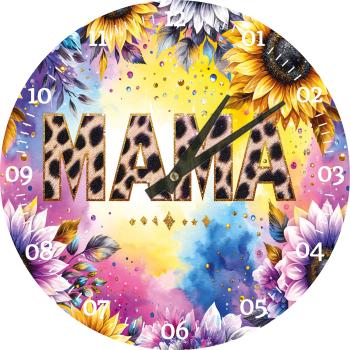 Glasuhr 29cm - Muttertag 10