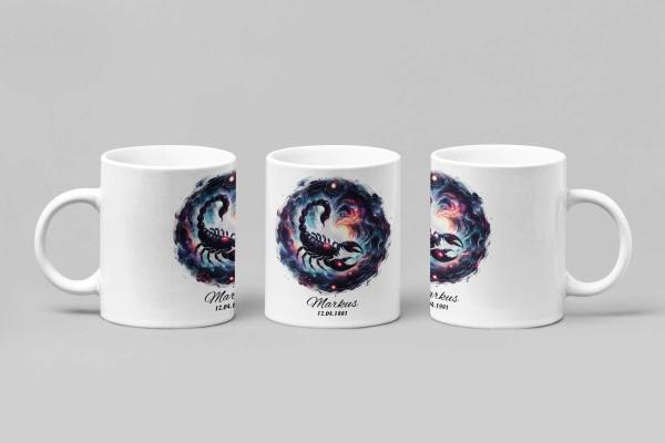 Tasse Sternzeichen - Skorpion01