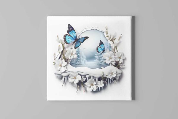 Leinwandbild Schmetterling - 01