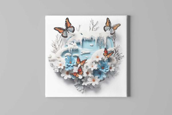 Leinwandbild Schmetterling - 02