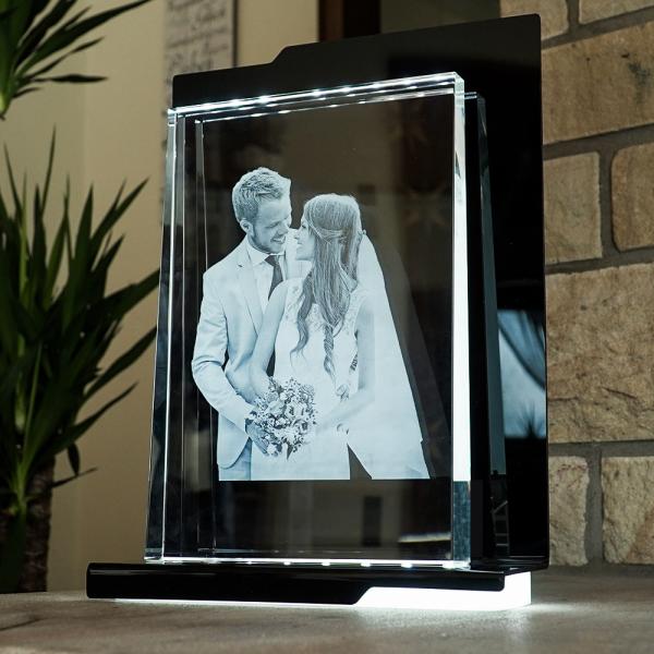 2D Laser Foto im PRISMA Hochformat