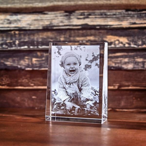 2D Laser Foto im PRISMA Hochformat