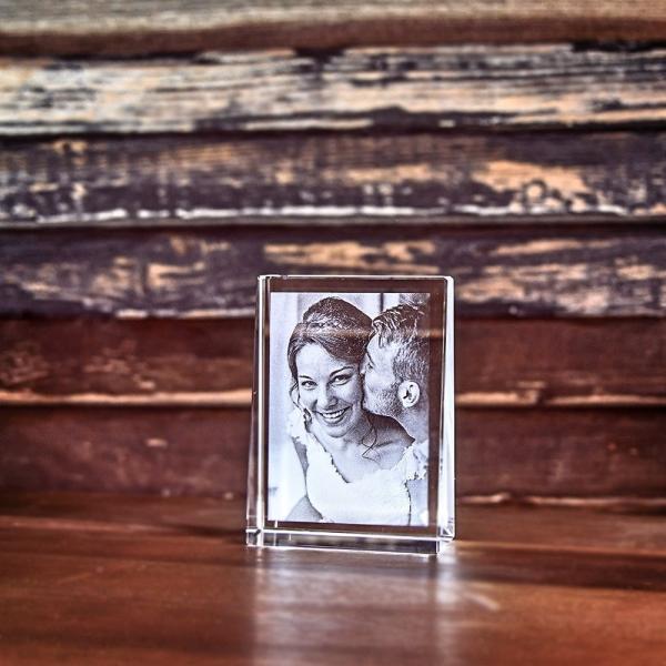 2D Laser Foto im PRISMA Hochformat
