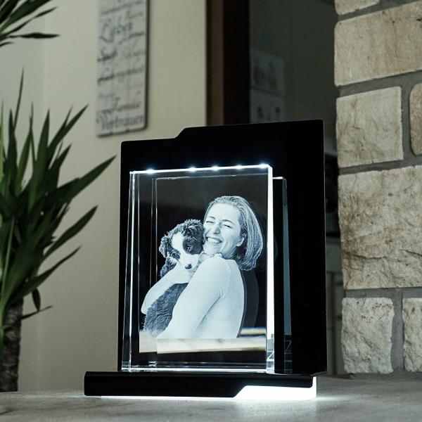 2D Laser Foto im PRISMA Hochformat